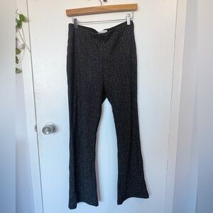 Glitter flare pants